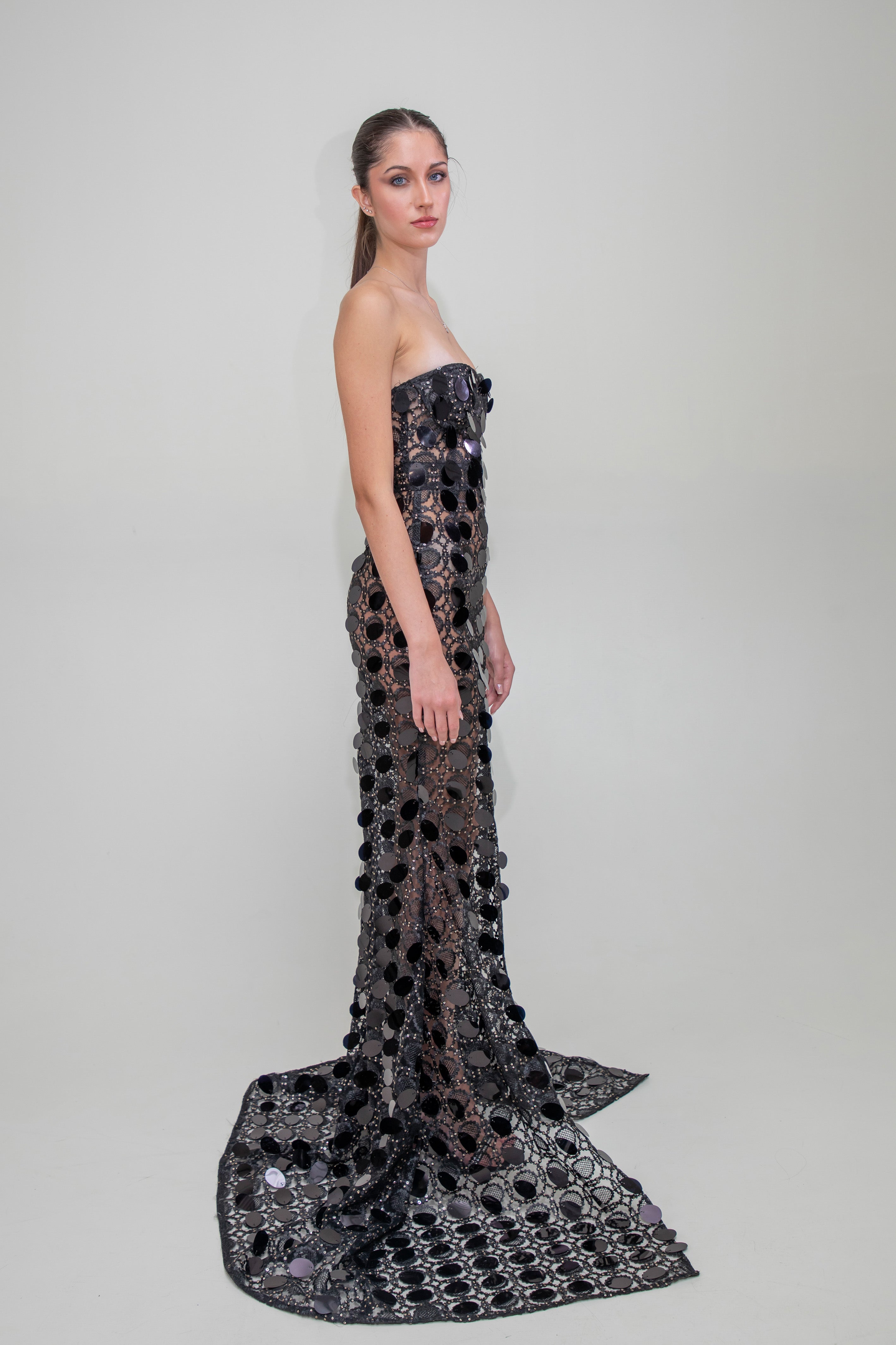 Obsidian Mirror Gown