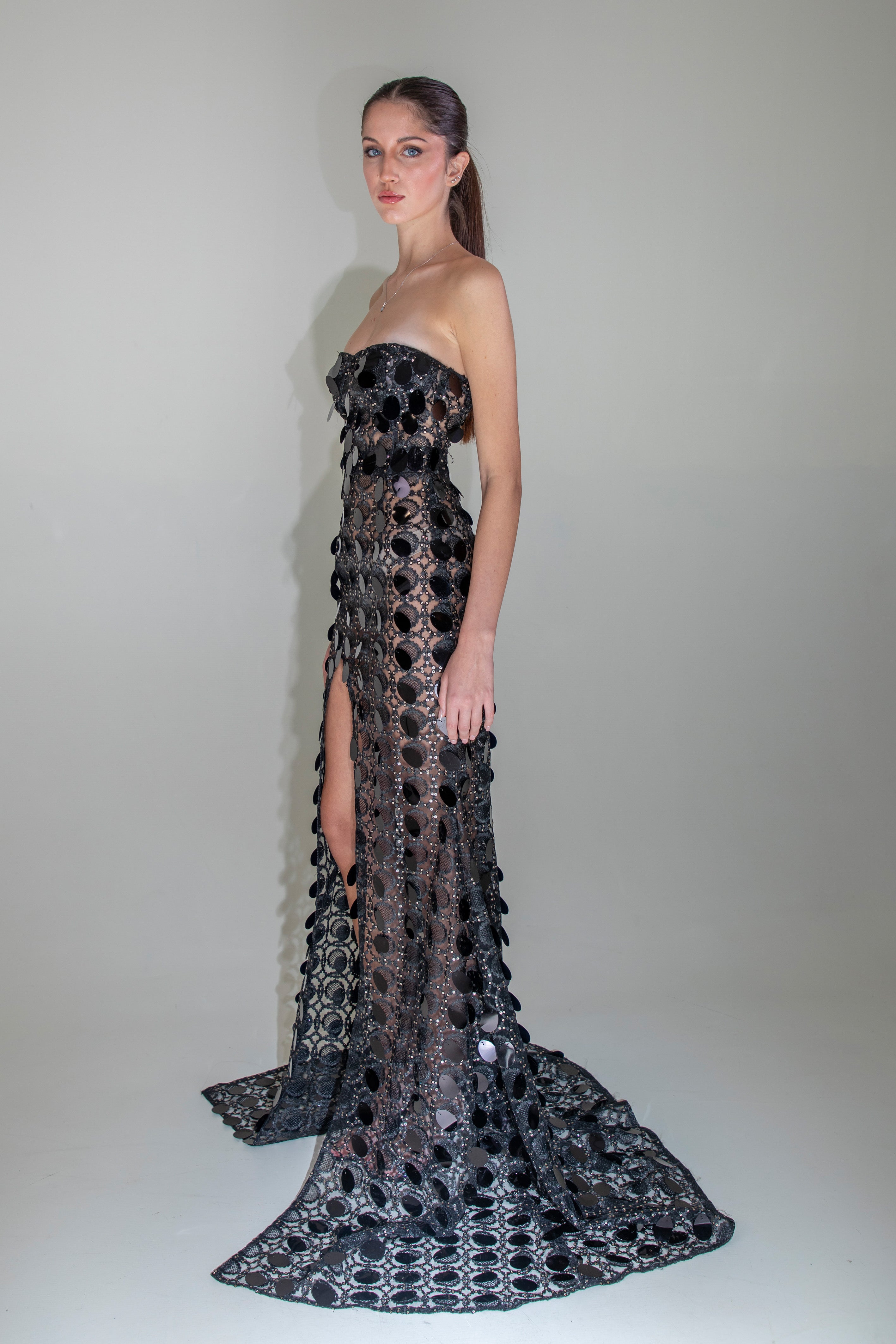 Obsidian Mirror Gown