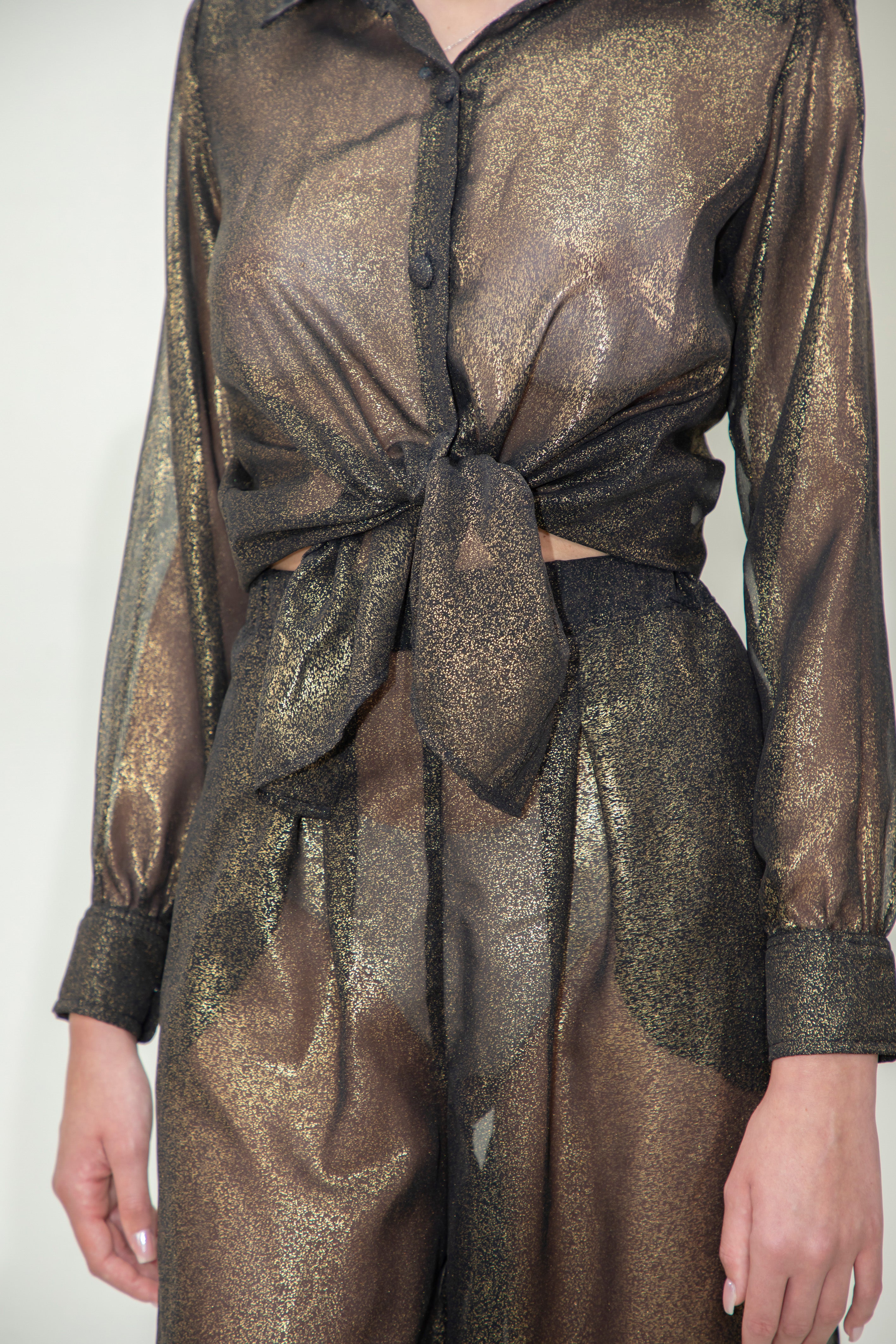 Obsidian Sheer Silk Set